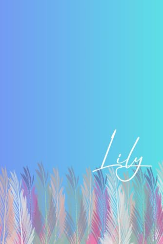 Lily's Notebook: A vibrant journal with your own name, 6 x 9 inches