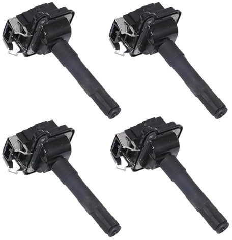 DZSQWETYU Zündmodul Zündung Spulen FÜR VW FÜR Bora FÜR Golf IV FÜR Passat B5 058905105 Ersatz Zündspule Zündverteiler(4pcs)