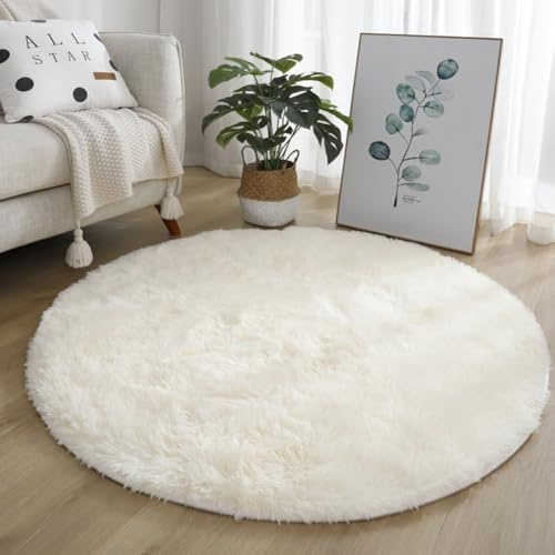 Tappeto dal design elegante e moderno con base antiscivolo, ideale per aree giochi per bambini (80 cm bianco)