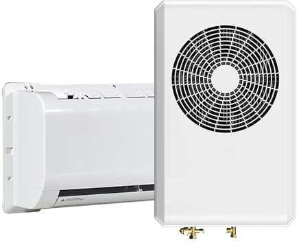 climatiseur RV Climatiseur 24V avec moteur sans balais, climatiseur Mini Split 24 Volts, refroidissement silencieux pour semi-remorques, camions, camping-cars, fourgonnettes (A)
