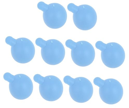CVUTOVO 10 Stück Blasen Einsatz aus PVC für Bubbleblowing Dolls | Ersatzteil zum Drücken, für Selbstgemacht Projekte und Geschenke, für Kinder und Kindergruppen