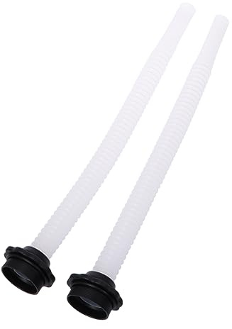 Alipis 2pezzi Sostituzione Beccuccio Tanica Benzina Tappo Beccuccio in Plastica con Filtro Design Flessibile per Guida Serbatoio Acqua