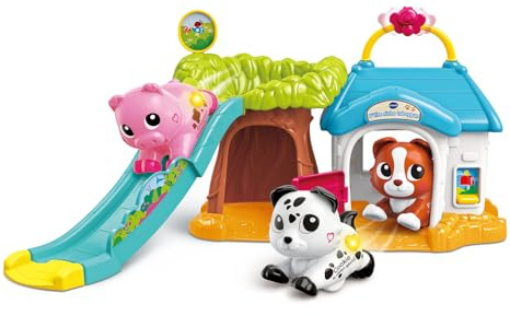 VTech TUT TUT Animo Bisous – Ptite Hundehütte Rutsche (+ Cookie Netter Hund)