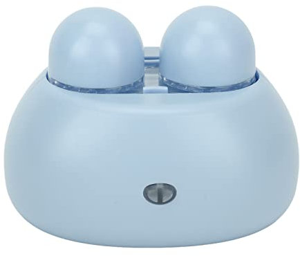 Limpiador de lentes de contacto, limpiador de lentes de contacto portátil automático eléctrico de alta frecuencia vibración rápida para el trabajo para viajes para el hogar Azul