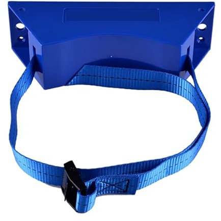 Labstandard Support mural cylindrique pour réservoir d'azote et propane avec sangle en nylon