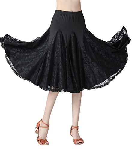 Moderner Tanzrock Damen Latin Salsa Tango Tanz Rock Swing Tanzkleidung Ballsaal Prom Tanzkleider Karneval Performance Kostüm Kleidung für Frauen Mädchen