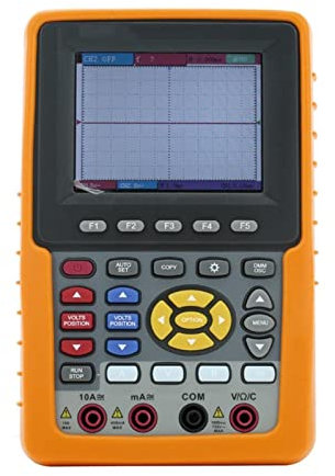 KOZWAY Oscilloscope, Oscilloscope de Poche VC220 Oscilloscope Couleur 2 0 MHz Double Canal avec USB Interface