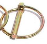 Lot de 17 goupilles pliantes avec anneau, fiche pliante, M8, goupilles de sécurité galvanisées