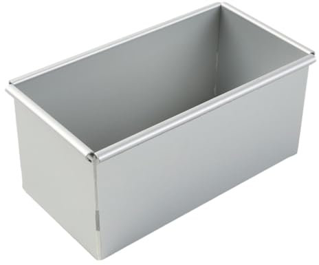Generisch Bread Bread Aluminium Alloy Non-Steel, Toast Box from Cake, Bread Meat Bread for Baking Bread Loaf Pan with Lid Bread, 2 Bread for Sourdough Bread, 9 x 5 Inches