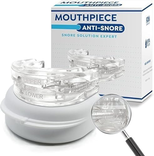 Snroerx Plus Anti-snoring Mouthguard - Mandibular Advancemen Night GuardSleep (White,x 1)