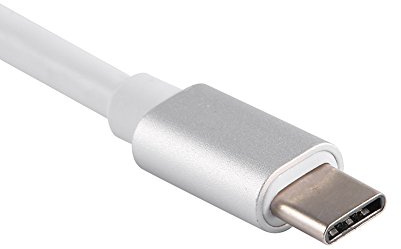 Bewinner Cable Adaptador USB C a VGA, Convertidor USB 3.1 Tipo C Macho a VGA Hembra, Plug and Play, Aleación de Aluminio Portátil para Computadora Portátil, Monitor (Silver)