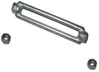 Spannschloss M8 + Kontermuttern links + rechts