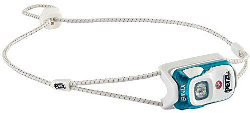 PETZL - Bindi, 200 Lumens, Ultralight, Rechargeable, and Compact Headlamp for Urban Running, Emerald