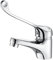Ibergrif M11053 Bari, Basin Medical Handle, Bathroom Tap, Chrome, Silver