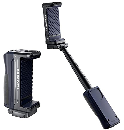 Freewell Vielseitiger Bluetooth Smartphone Selfie Grip | mit ARCA Standard, kalter Schuhhalterung für iPhone, Samsung Cell Phone