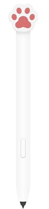 LOVE MEI Funda compatible con Samsung Galaxy Tab S6 Lite S Pen, funda de silicona antideslizante y suave (blanco)