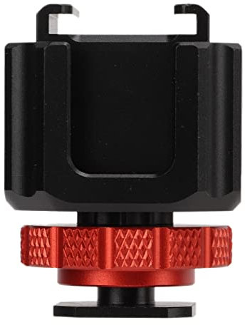 UPQRSG Staffa di Estensione per Slitta a Contatto Caldo, Adattatore per Montaggio su Slitta a Contatto Caldo per Fotocamera a Cinque Teste, Adattatore per Montaggio Fotocamera dal Design Squisito