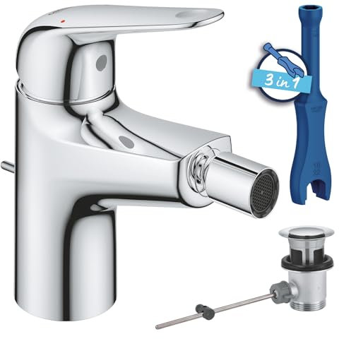 GROHE Swift Miscelatore monocomando per bidet, cromo, 24332001