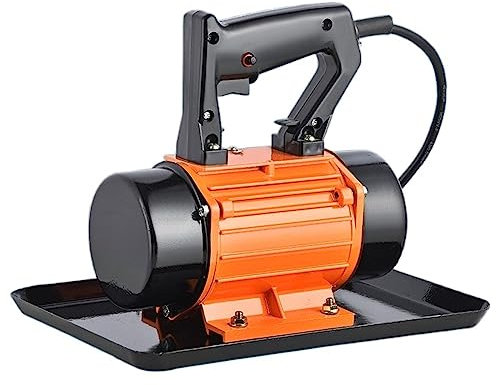 Vibromasseur à béton 220 V, petit outil de construction de vibrateur d'avion de connexion de truelle vibrante en béton portable JIYAMI'EN EL (Color : 1baseplate 1m cable)