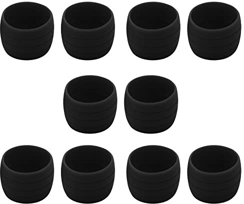 Fegtrtyoa 10 Teilige Fahrrad Lenker Band Befestigungs Schlaufen Renn Rad Wickel Halteringe Rad Bartape Riemen Gürtel Befestigen ÄRmel Schwarz