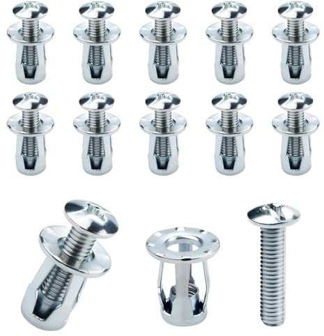 eupdd 50 pezzi Tasselli per Cavità: M4×20 Dadi a Petalo, Jack Nuts, Dadi di Espansione, Tasselli a Espansione, Dadi ad espansione, Fissaggi per Porte Cave, Lamiera, Cartongesso