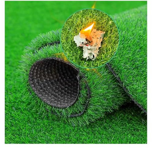 Kunstrasenrolle für Hunde, für drinnen und draußen, Rasenteppich mit 2 cm Florhöhe, individuelle Größe, Kunstrasen für Haustiere, realistischer Kunstrasenteppich für Terrasse, 2 m x 0,8 m