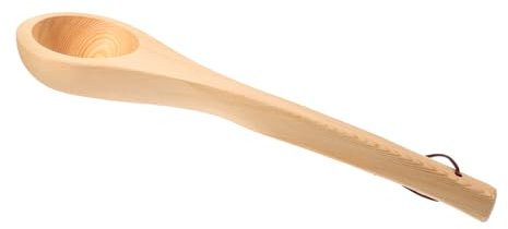 Generisch Sauna Holzlöffel Multifunktionale Schöpfkelle Holzkelle Haushalts Wasserschöpfkelle Schöpfkelle Für Zu Hause Mehrzweck Wasserschöpfkelle Duschkelle Wasserkelle Für Das Bad