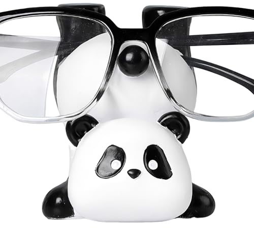 Generisch Tierbrillenhalter, süßer Brillenhalter - Harzpanda Form Brillenhalter | Dekorative Brille Organizer Display Rack für Schreibtisch, Nachttisch, Nachttisch