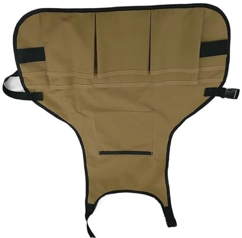 CYMMIYT Werkzeugschürze Multifunktionale Werkzeugschürze, Holzbearbeitungsschürze, langlebige Güter, robuste, gewachste Unisex-Leinen-Arbeitsschürze, wasserdichte Schürze for Werkzeuge(Cheaper)