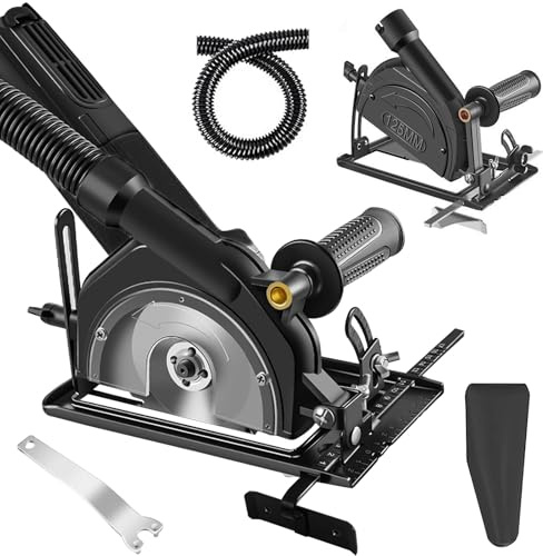 100-125 mm Soporte para Amoladora Angular Soporte Separador para Amoladora angular ángulo Ajustable 0-45 ° Profundidad de Corte 0~40 mm Carro Guía Amoladora Angular Soporte Universal Fijo