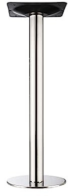 Patas de escritorio de acero inoxidable con una sola columna, altura ajustable (900 mm), patas de mesa duraderas para muebles con tornillos, color plateado, soporte resistente para oficina en casa