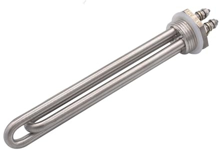 Riscaldatore Elettrico Tubolare A Immersione DN25 24V 36V 48V 300W 600W 900W 1500W 304SS Elemento Riscaldante For Acqua Solare CC Da 1 Pollice(A,900w)