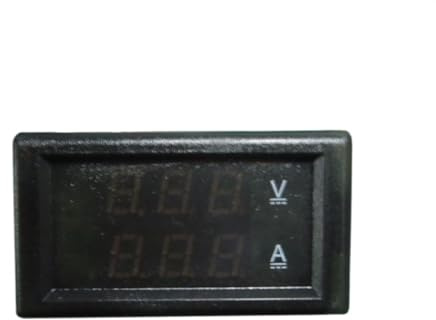 IPNDKBFL Misuratore di Tensione e Corrente DC 0-100V LED Digitale con sensore di Tensione e Corrente DC 0-200A Volt Amperometro da Pannello
