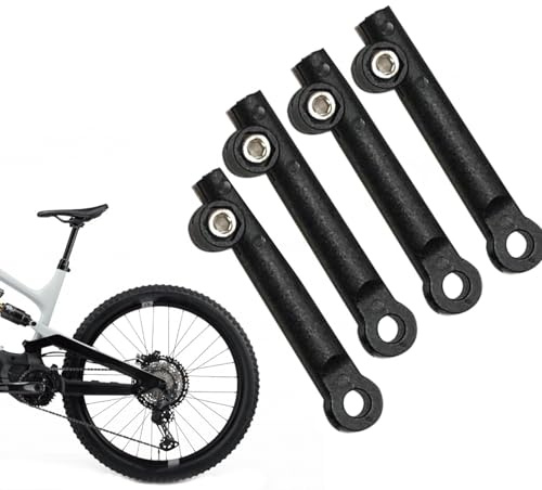 Lumibjnvs 4 Stück Fahrrad Schutzblech Halterung, Schutzblech-Stützrahmen, Edelstahl Gabelhalterung Adapter, Verstellbare Fahrrad-Schutzblech-Teile Für Jugendliche Radfahrer Und Outdoor