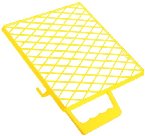 GETAJGHSD Rejilla de Pintura de Plástico Abs Amarilla para Proyectos de Pintura con Estructura de Cuadrícula y Diseño Multifuncional Fácil de Limpiar