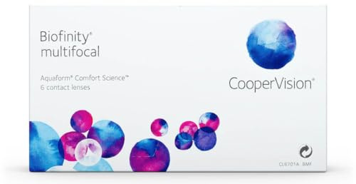Biofinity Multifocal - N-Profil Monatslinsen weich, 6 Stück / BC 8.60 mm / DIA 14.00 / ADD MED 1.5 / -7.00 Dioptrien