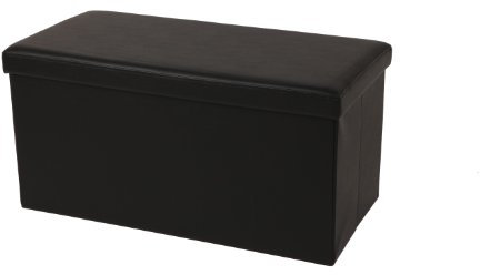 ECHTWERK Sitzbank, Schwarz, 76 x 38 x 38 cm EW-SB-0470