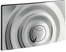 Grohe 37859000 - Piastra di azionamento Surf G per WC, colore: Argento