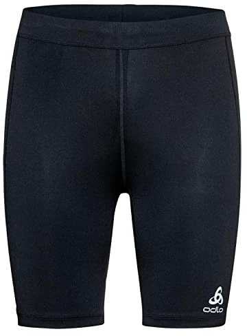 Odlo Laufhose Herren Kurz Essential | Schwarz | Größe M | Laufshort | Sporthose
