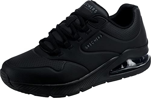 Skechers Uno 2, Scarpe da Ginnastica Uomo, Nero, 42.5 EU