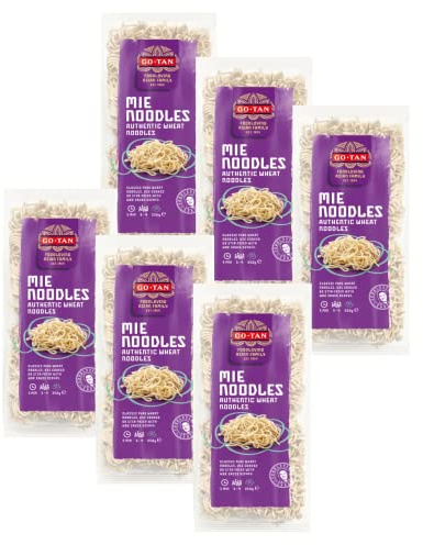 Go-Tan | Mie Noodles Giapponesi | Tagliatelle Pasta Giapponese | Farina di Grano Tenero - 6 x 250 Gr