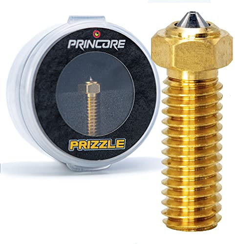 Princore PRIZZLE - 3D Drucker Düse VOLCANO - gehärteter Stahl - für 1,75mm Filament - für Carbon/Kohlefaser Filament (0,4mm)