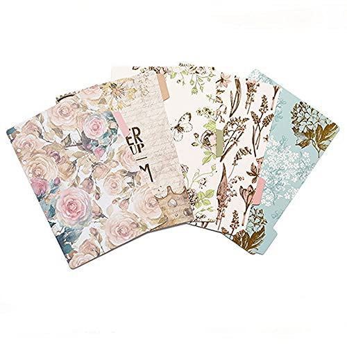 5 Stück Vintage Blume Kawaii A5 A6 lose Blätter Spiralbinder Index Trennblätter Index-Seite