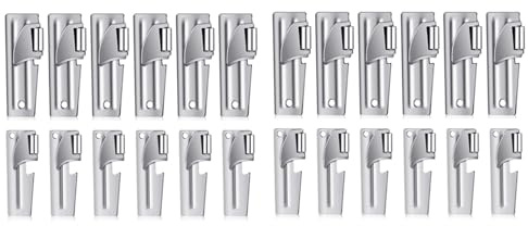 ISTOVO 12x P-38 and P-51 Can Openers Stainless Steel Camping Can Opener Portable Can Opener for Kitchen Travel Camping