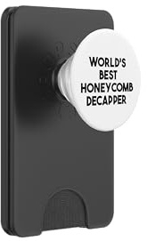 World's Best Honeycomb Decapper PopSockets PopWallet for MagSafe
