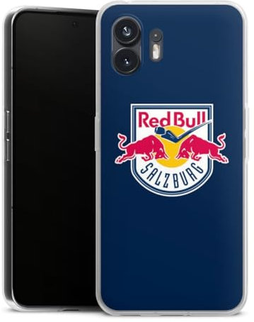 DeinDesign Silikon Hülle kompatibel mit Nothing Phone 2 Case transparent Handyhülle EC Red Bull Salzburg Offizielles Lizenzprodukt Eishockey