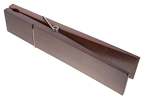 Warmhm 1pezzi Porta Asciugamani Bagno in Legno Massello Molletta Gigante Da Parete Clip Robusta Per Asciugamani Resistente e Facile Da Installare Accessorio Bagno Multifunzione
