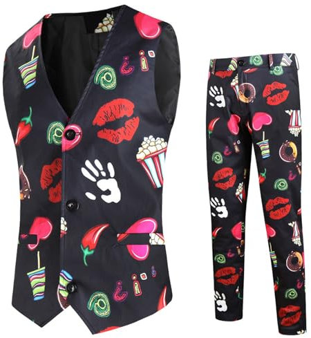 SRZYMJ Mens Vintage Classic Wolle Anzugweste Formale Regular Fit Weste Anzug Weste für Hochzeit Groomsmen Hot Rosa Casual Klassisch Basic Reitweste Anzug Pullover Herren Lederkombi 2 Teiler Herren