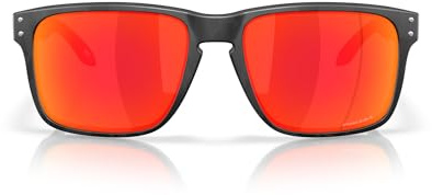 Oakley Oo9487 Holbrook XXL rektangulära solglasögon, Matt svart camo/Prizm rubin, 61 mm