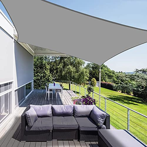 Shade Sail Post 1x1m Windproof Terrace Tarp for Pergola Post Sun Shade Sail Military White